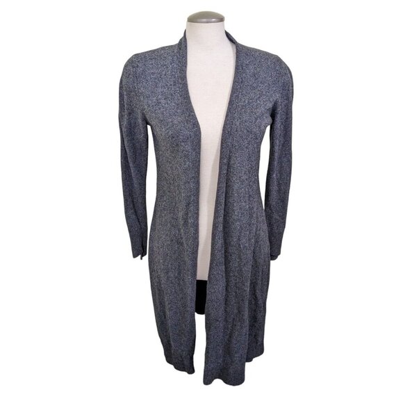Robert Rodriguez Womens Longline Cardigan Size Medium Wool Blend Open Front Gray - Picture 1 of 7